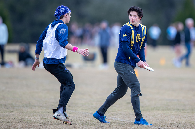 Photo of Aaron Bartlett playing Ultimate Frisbee