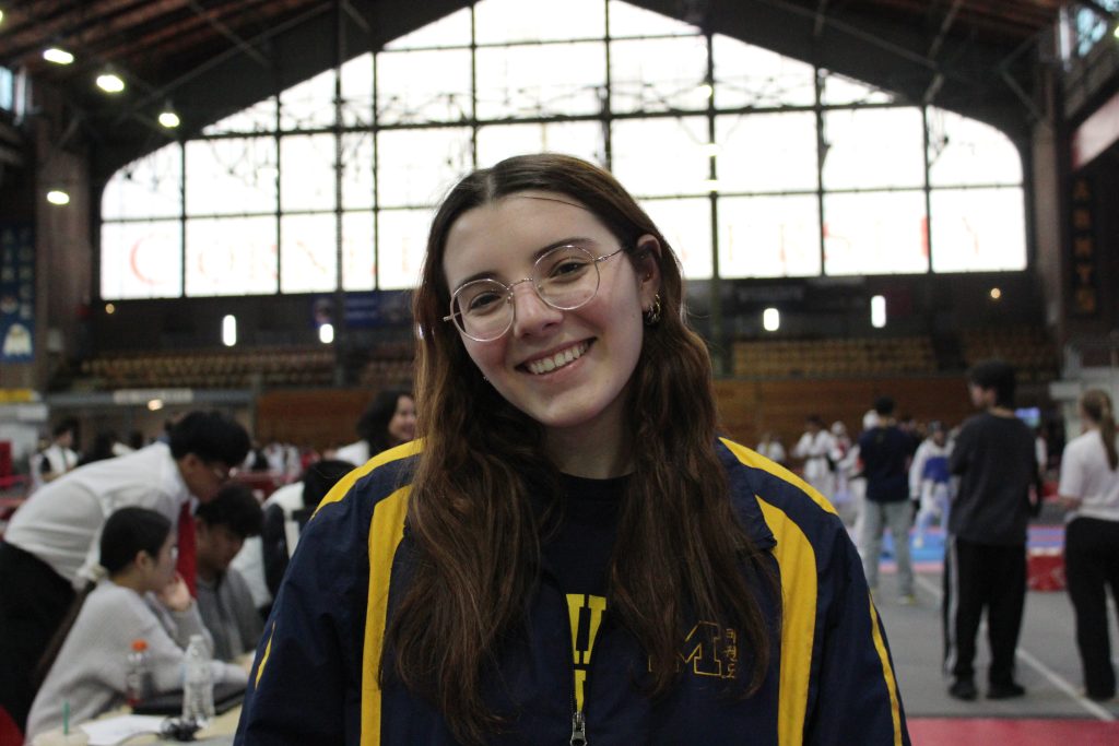 Photo of Lidia Cappelletti, Taekwondo President and recipient of the 2025-2026 Janet K Wells Outstanding Leader Award